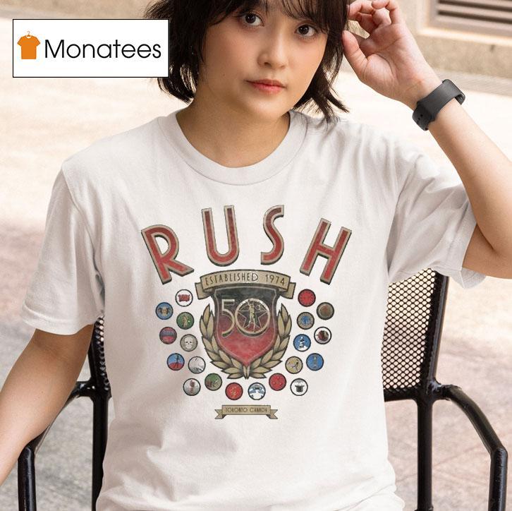 Rush Motifs Toronto Canada Est T Shirt