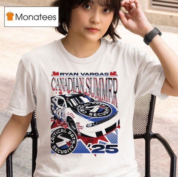 Ryan Vargas No Dodge Challenger For Djk Racing Critical Path Security T Shirt