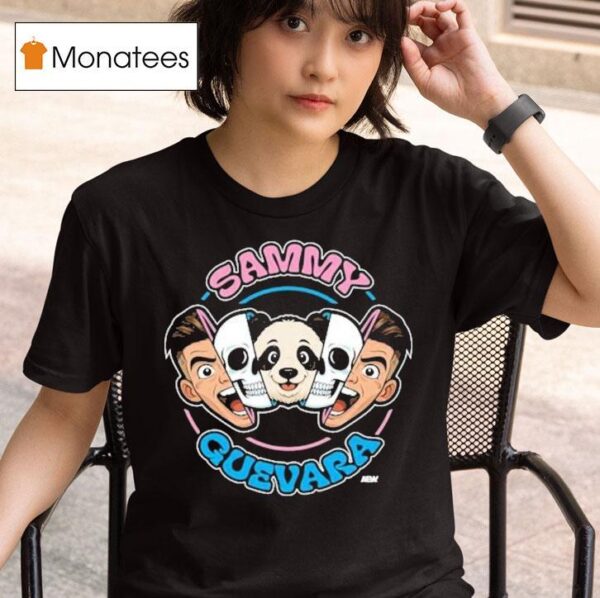 Sammy Guevara Panda Power Faces Head Skull Aew T Shirt