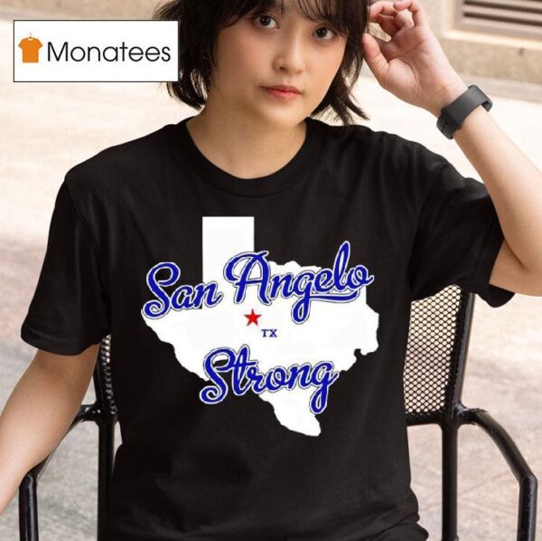San Angelo Strong Texas T Shirt