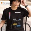 San Diego Padres Vs Miami Marlins Mlb Gameday Schedule Skyline City T Shirt