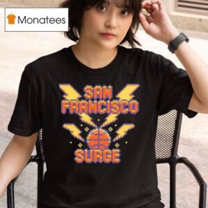 San Francisco Surge Basketball Pixel T Shirt
