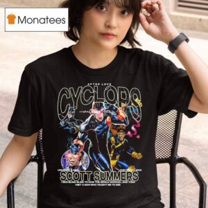 Scott Summers Cyclops Uncanny X Men The First X Man T Shirt