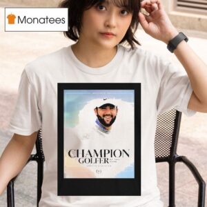 Scottie Scheffler Champion Golfer Of The Year With Rd At Royal Portush T Shirt