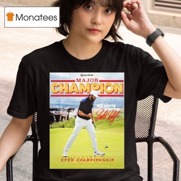 Scottie Scheffler Claimed Second Major Of The Season Is Champion Golfer Of The Year T Shirt