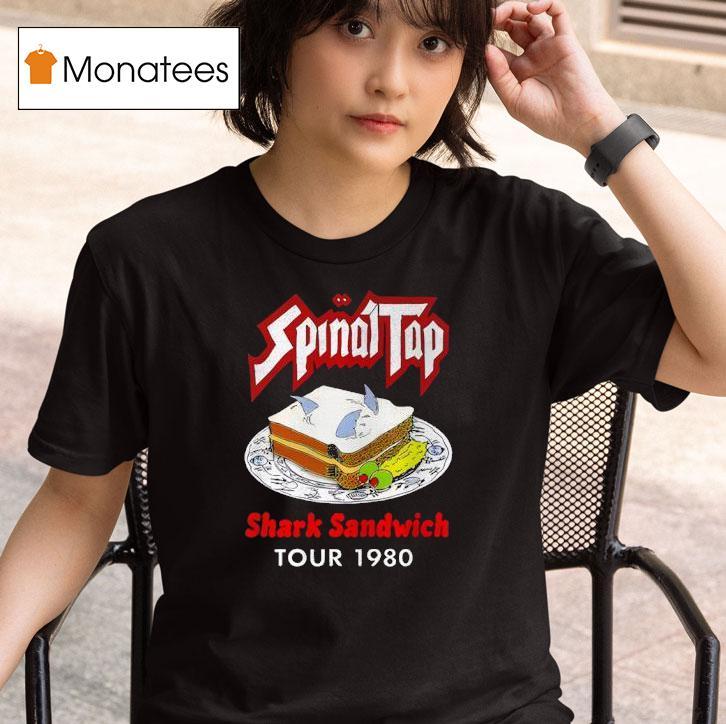 Shark Sandwich Distressed Spinal Tap Tour T Shirt