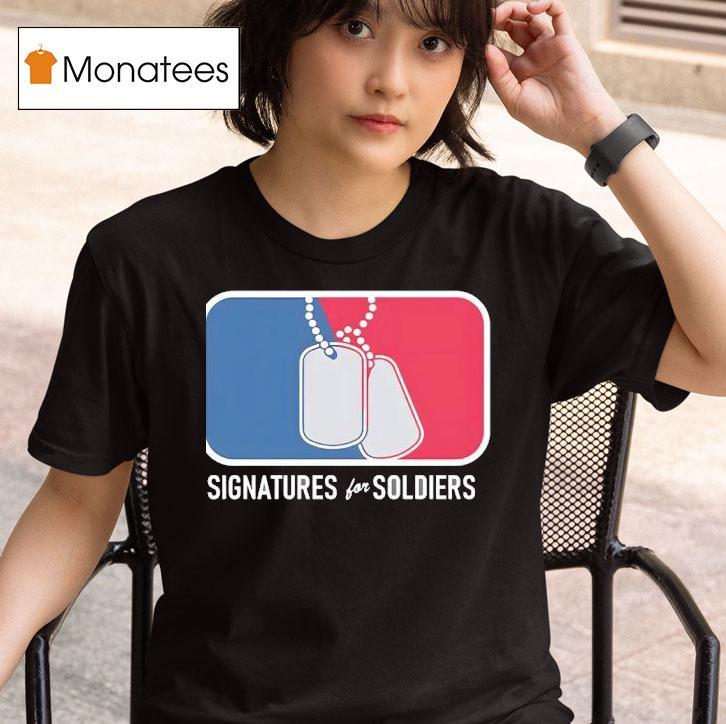 Signatures For Soldiers Us Army T Shirt