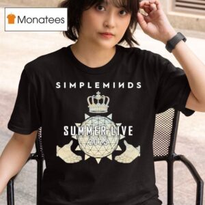 Simple Minds Claddagh Summer Live Itinerary Globe Hands T Shirt
