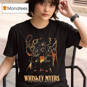 Skeleton Whiskey Myers Midnight Woman T Shirt