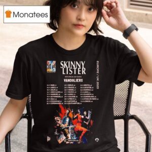 Skinny Lister Uk Europe Tour Dates T Shirt