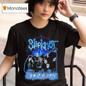 Slipknot Blue Band Photo T Shirt