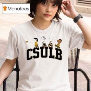 Snoopy The Peanuts Friends Csulb Long Beach State T Shirt