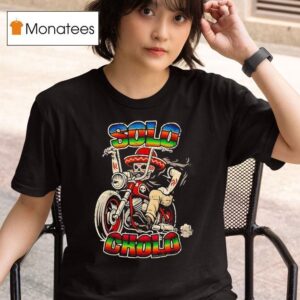 Solo Cholo Latino Biker Skeleton T Shirt