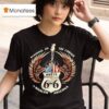 Standing On The Corner In Winslow Arizona Route Guitar T Shirt