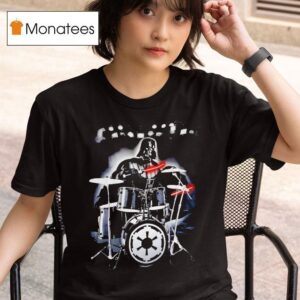 Star Wars Darth Vader Playing Drums T Shirt