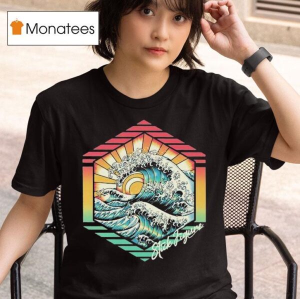 Stick Figure Riptide Waves T Shirt