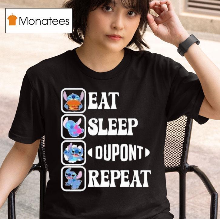 Stitch Eat Sleep Dupont Repea T Shirt