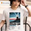 Stolen Gin Usa Canada Summer Tour Dates T Shirt