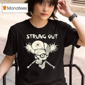 Strung Out Zombie Skull T Shirt