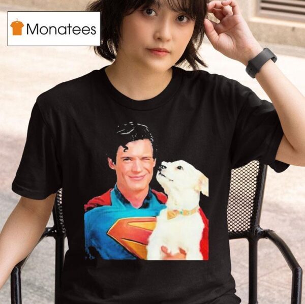 Superman Clark Kent And Krypto The Superdog T Shirt