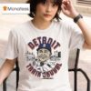 Tarik Skubal Detroit Tigers Caricature Signature T Shirt