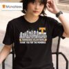 Tennessee Volunrs City Skyline All Names Of Legends Thank You For The Memories T Shirt