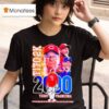 Terry Francona Tito K Th Manager In Mlb History To Achieve Wins T Shirt
