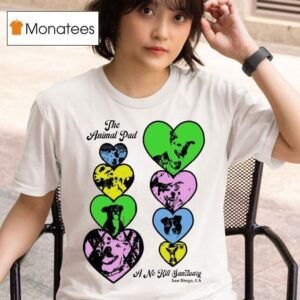 The Animal Pad A No Kill Sanctuary San Diego Ca Hearts T Shirt