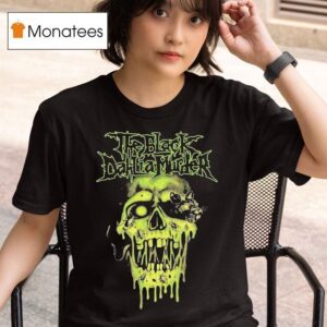 The Black Dahlia Murder Slime Skull Tour T Shirt