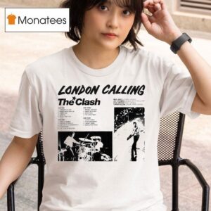 The Clash London Calling Cover Reverse T Shirt