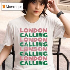 The Clash London Calling Repeat Logo T Shirt