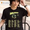 The Emo Night Tour Dates July Godzilla T Shirt