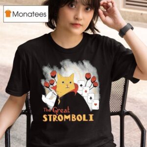 The Great Stromboli Cat Cards T Shirt