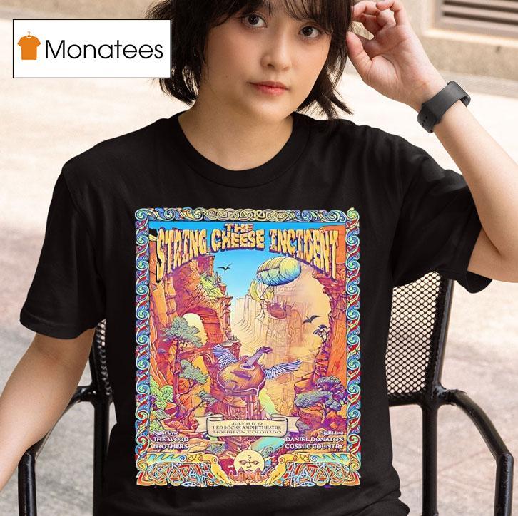 The String Cheese Incident Concert At Red Rocks Amphitheatre Morrison Colorado T Shirt