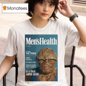 The Thing Men S Health Magazine Parody July Marvel Superhero Wall Art For Gym Lovers T Shirt