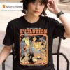 The True Story Of Evolution No Meteor Needed Just The Facts Wizard Dinosaur Cock T Shirt