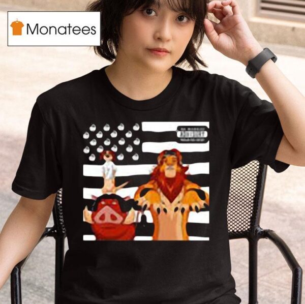 Timon Pumbaa And Simba Lion King Outkast Stankonia T Shirt