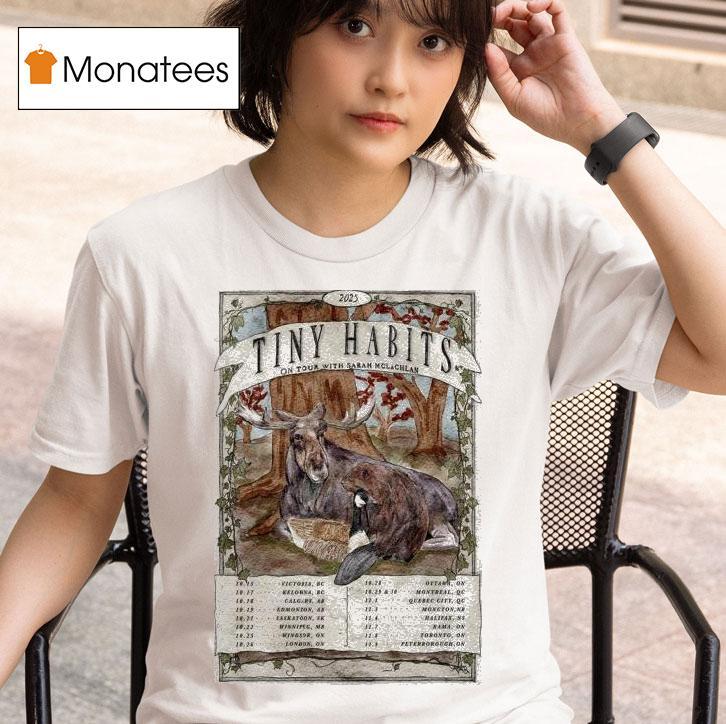 Tiny Habits Summer Tour Dates Deer T Shirt