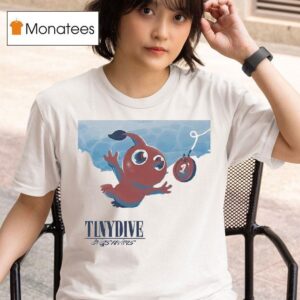 Tinydive Bigswims Pikmin In The Style Of Nirvana S Album Nevermind T Shirt