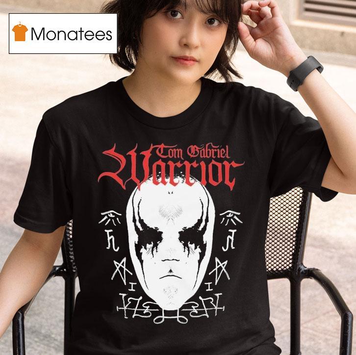 Tom Gabriel Warrior Only Death Is Real Mask T Shirt