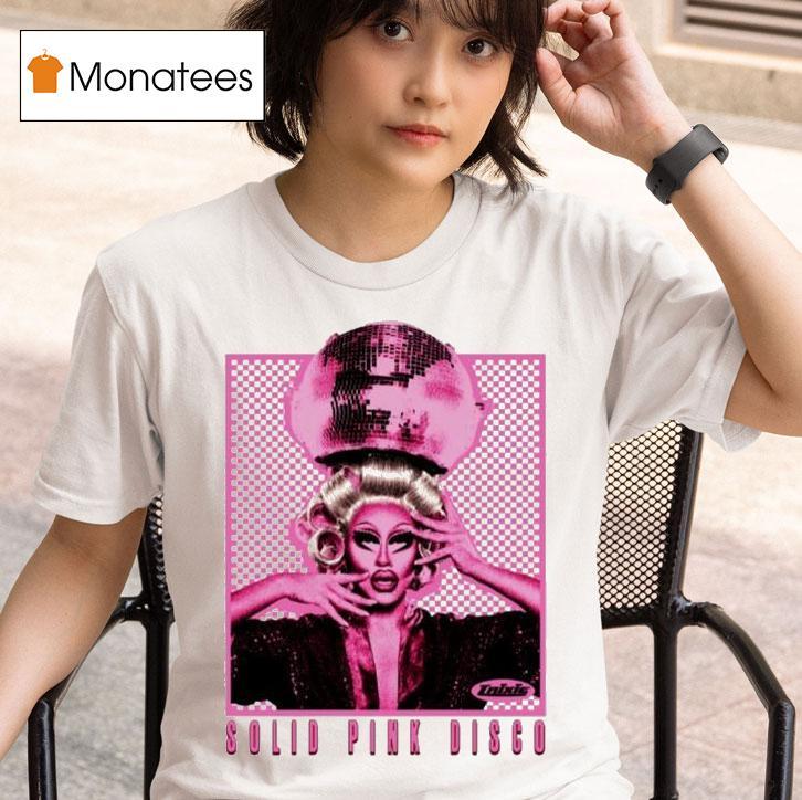 Trixie Mattel Solid Pink Disco Tour T Shirt