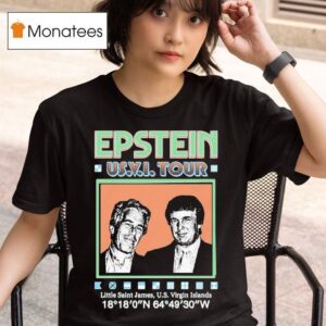 Trump And Jeffrey Epstein Band Us Vi Tour Little Saint James Us Virgin Islands T Shirt
