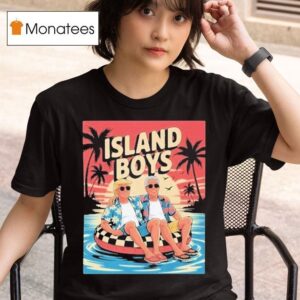 Trump And Jeffrey Epstein Island Boys Beach T Shirt