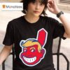 Trump Chief Wahoo Make Indians Great Again Cleveland Guardians Masco T Shirt