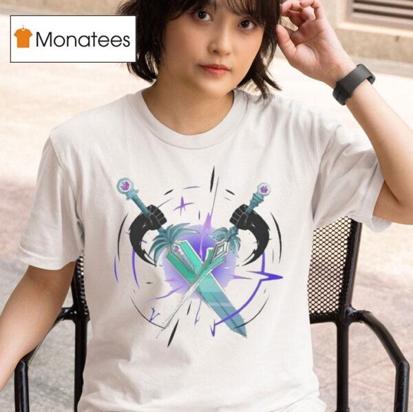 Twin Atlas Crossed Swords T Shirt