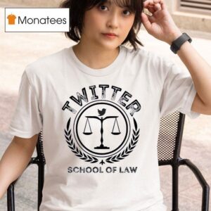 Twitter School Of Law Logo T Shirt