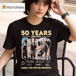 U Years Thank You For The Memories Signature T Shirt