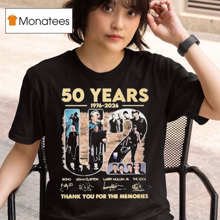 U Years Thank You For The Memories Signature T Shirt