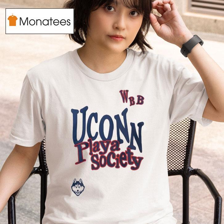 Uconn Huskies Playa Society Wbb T Shirt