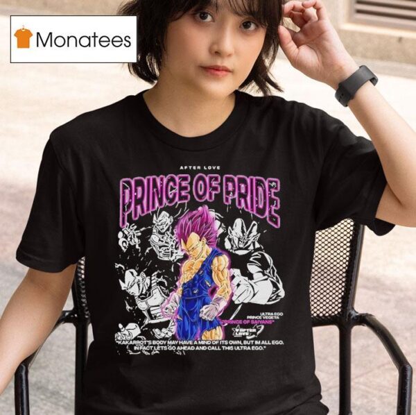 Vegeta Prince Of Saiyans Prince Of Pride Dragon Ball T Shirt